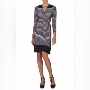 Elegant Black and Gray Women's Dress